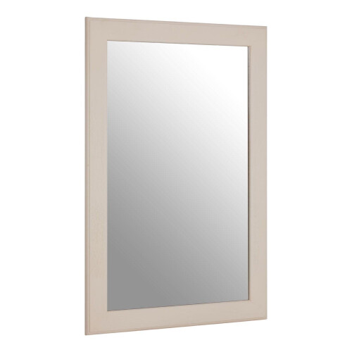 Premier Housewares Large Wall Mirror, Grain Pattern White Frame Mirror for Home, Office, Closet 1