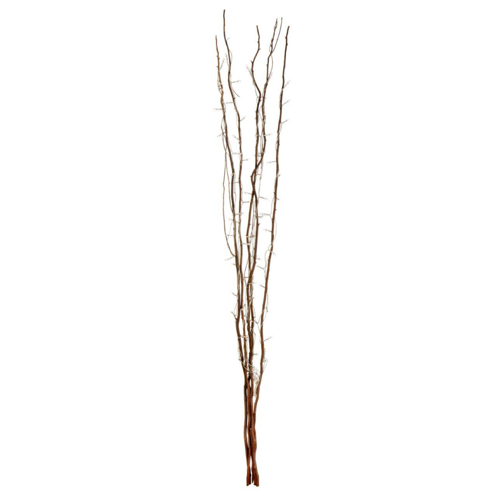 Premier Housewares Natural 80 Lights Colour Twigs with EU Plug