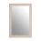 Premier Housewares Large Wall Mirror, Grain Pattern White Frame Mirror for Home, Office, Closet 1
