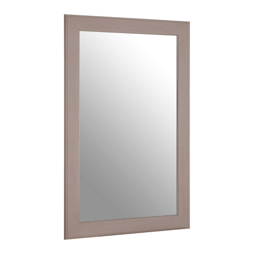 Premier Housewares Large Wall Mirror, Grain Pattern Grey Frame Mirror for Home, Office, Closet 1