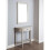 Premier Housewares Large Wall Mirror, Grain Pattern Grey Frame Mirror for Home, Office, Closet 3