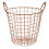 Premier Housewares Functional Copper Finish Round Wire Basket, Stylish Wireframe Basket For Kitchen, High Quality Basket 2