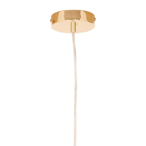 Premier Housewares Versatile Gold Triangular Pendant Light, Lightweight And Durable Pendant Light, Contemporary Ceiling Light 2