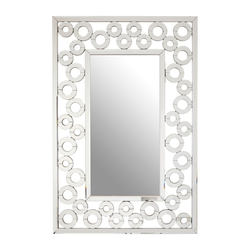 Puzzle Wall Mirror With Scrolled Frame