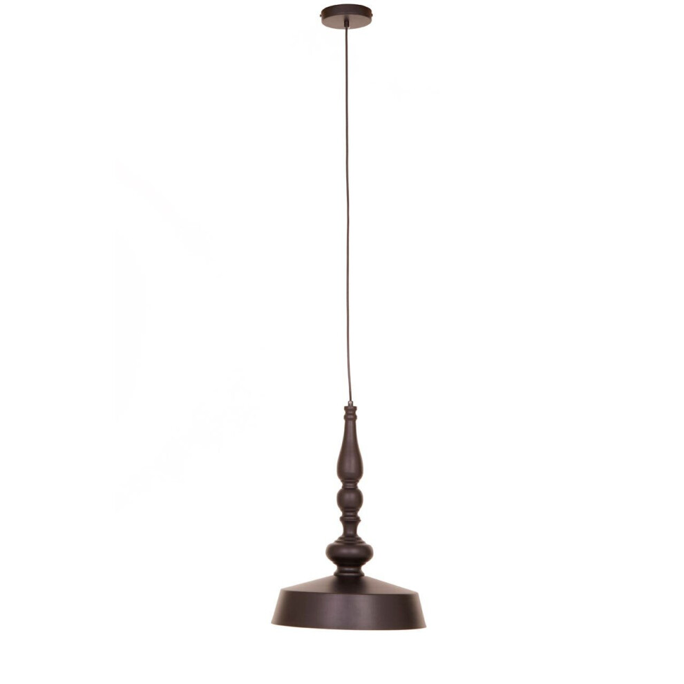 Premier Housewares Small Leni Black and Gold Pendant Light