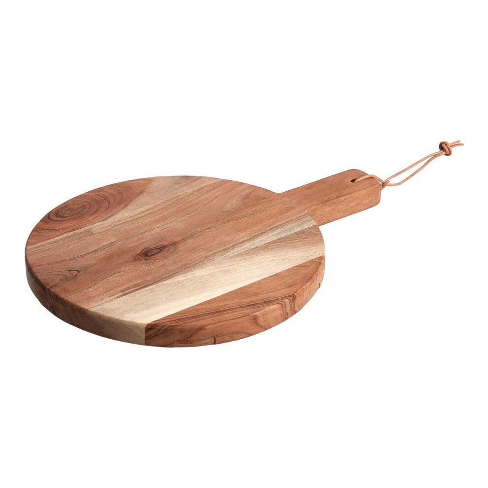 Socorro Extra Small Round Acacia Wood Board