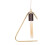 Premier Housewares Versatile Gold Triangular Pendant Light, Lightweight And Durable Pendant Light, Contemporary Ceiling Light 4