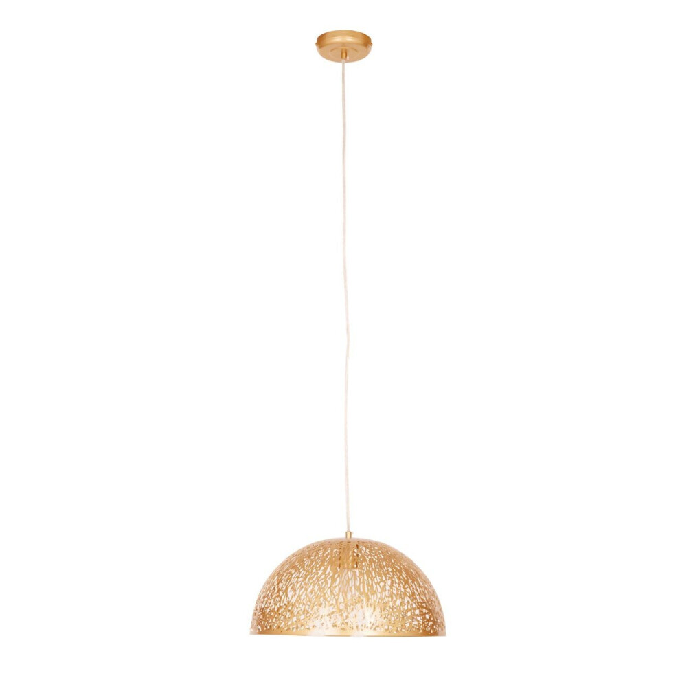 Premier Housewares Lenno Large Pendant Gold/Light