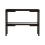 Premier Housewares Two Tiered Design Console Table, Console Table With Storage Shelf, Durable And Versatile Hallway Table 1