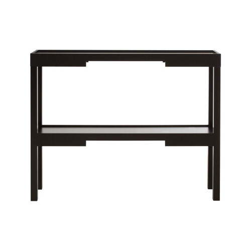 Premier Housewares Two Tiered Design Console Table, Console Table With Storage Shelf, Durable And Versatile Hallway Table