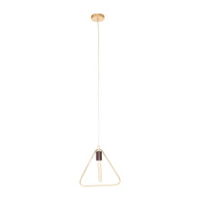 Versatile Gold Triangular Pendant Light, Lightweight And Durable Pendant Light, Contemporary Ceiling Light