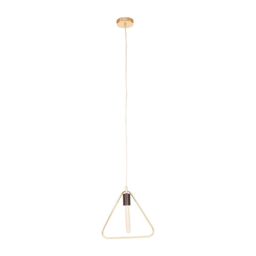 Premier Housewares Versatile Gold Triangular Pendant Light, Lightweight And Durable Pendant Light, Contemporary Ceiling Light