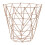 Premier Housewares Stylish Pink Finish Storage Basket, Functional Storage Basket For Kitchen, Durable Decorative Basket 2