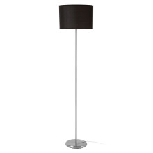 Premier Housewares Forma Black Shade Floor Lamp with EU Plug