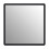 Premier Housewares Premier Housewares Medium Black Wall Mirror with Gold Edge 1