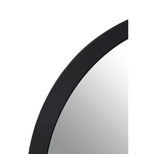 Premier Housewares Premier Housewares Athena Discus Medium Black Wall Mirror 2
