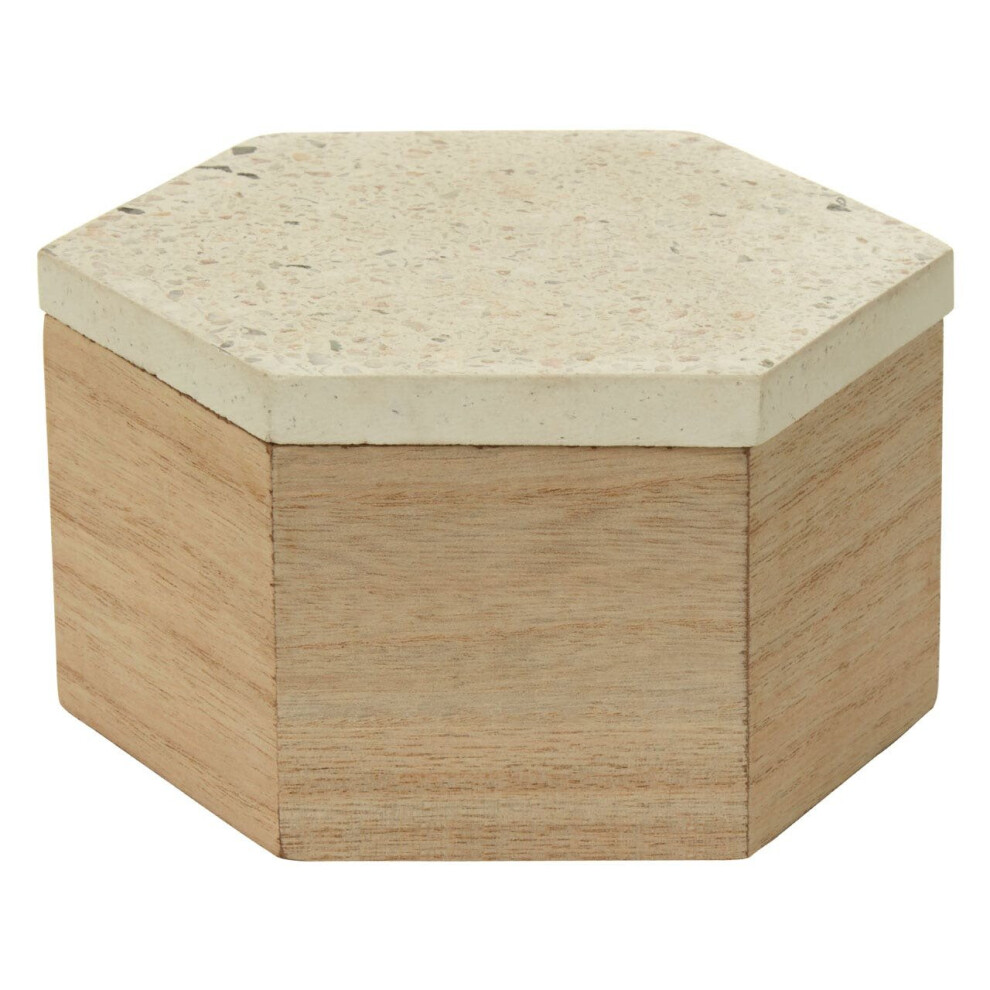 Premier Housewares Mimo Small Terrazzo Lid Trinket Box