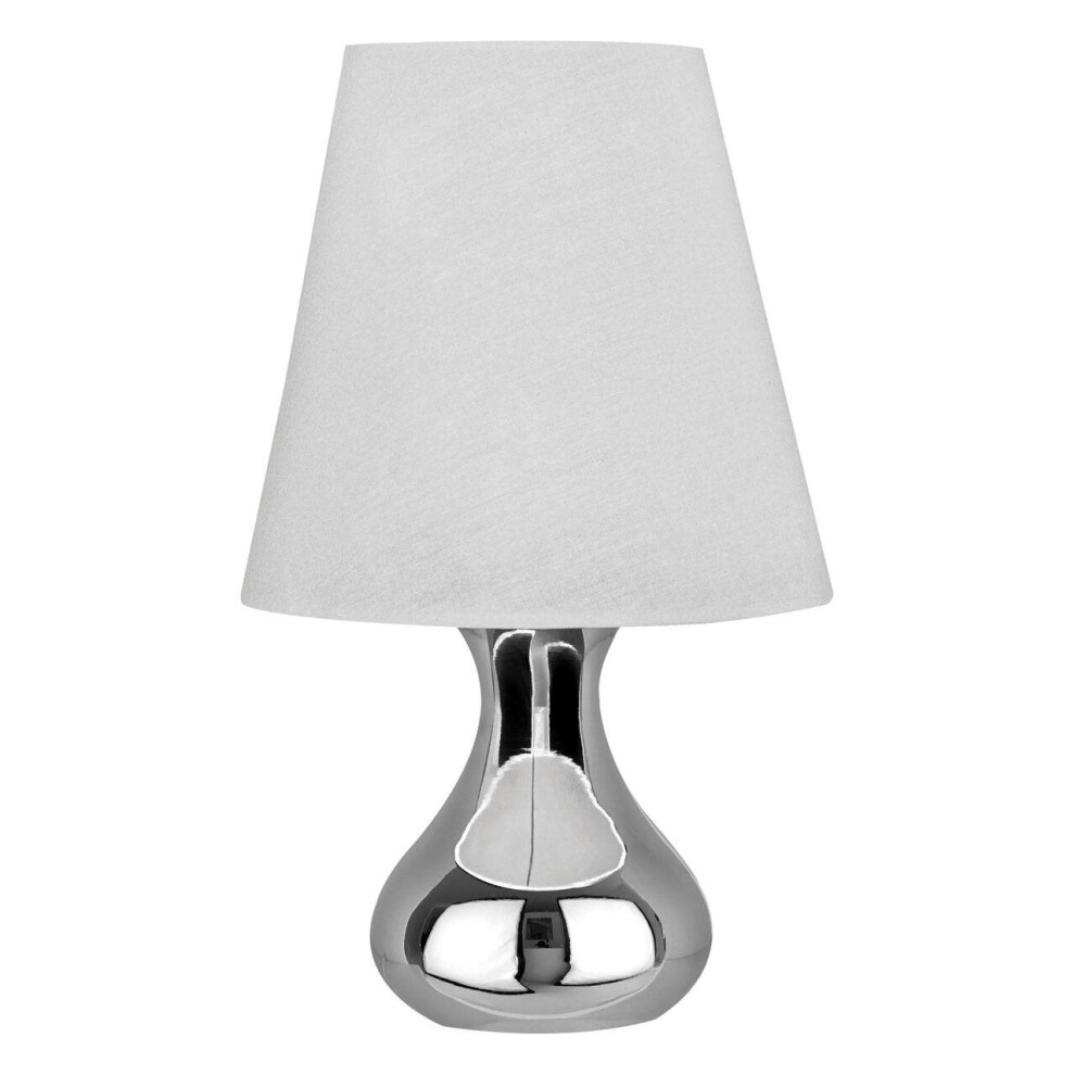 Premier Housewares Nell Table Lamp With Eu Plug Light/White