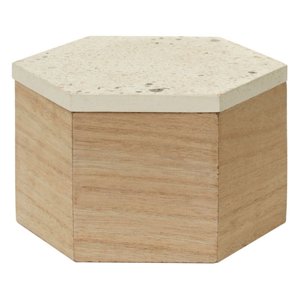 Premier Housewares Mimo Large Terrazzo Lid Trinket Box