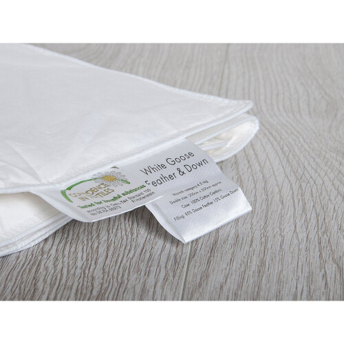 (King) 4.5 Tog Goose Feather And Down Duvet 2