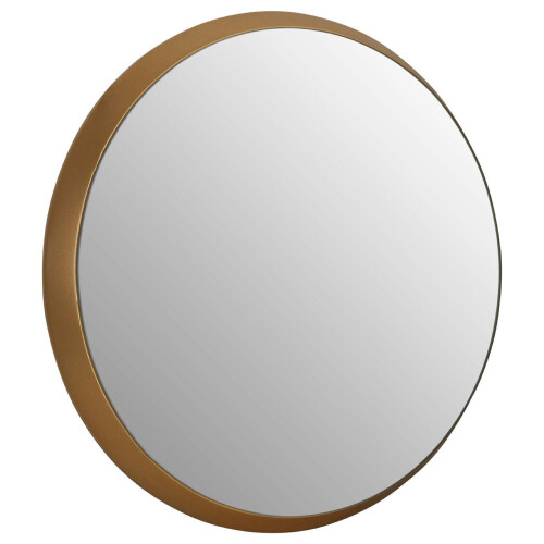 Premier Housewares Premier Housewares Medium Round Wall Mirror with Gold Frame 1