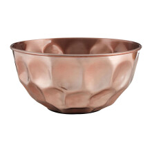 Premier Housewares Bowl With Copper Finish/ Made From Strong Aluminum/ Decorative Piece/ Punch Bowl/ Fruit Bowl/ Durable 26 x 13 x 26