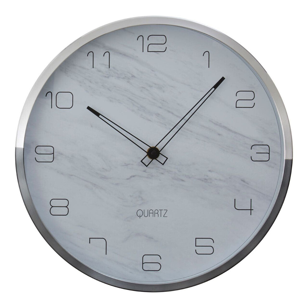 Interiors by Premier Elko Veined Wall Clock