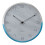 Premier Housewares Premier Housewares Elko Wall Clock with Silver / Blue Frame 1