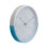 Premier Housewares Premier Housewares Elko Wall Clock with Silver / Blue Frame 2