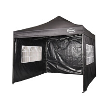 (Black) Maximus Heavy Duty Gazebo 3Mx3M High Quality Gazebo Market Stall Pop Up Tent