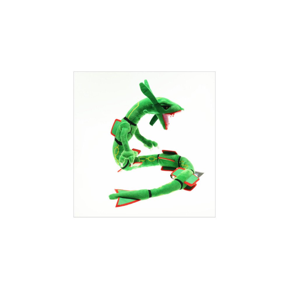 ( Snake ) Pokemon Plush Toy Mega Shiny Rayquaza Dragon Doll Green