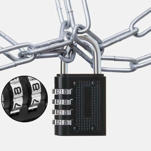 (Type) Dial Digit Combination Lock Security Padlock 2