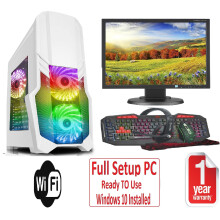 Fast Gaming PC Bundle-Intel Core i5 8GB RAM 1TB GT710 2GB 22' Monitor - Refurbished