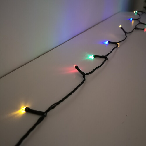 Premier 1000 LED 100m Premier Battery 8 Function Outdoor Timer Lights in Multicoloured 1