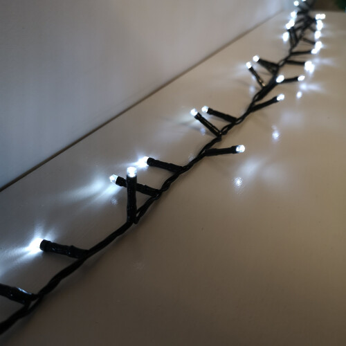 1000 LED 25m UltraBrite Multi Function Christmas Tree Lights With Timer in White 1
