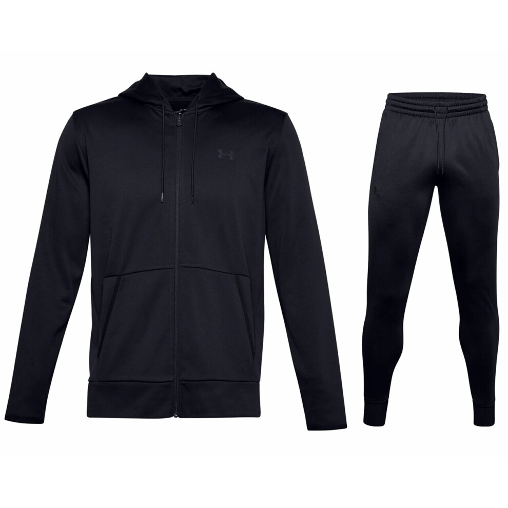 (L) Under Armour 1357110 001 Hooded Tracksuit Black