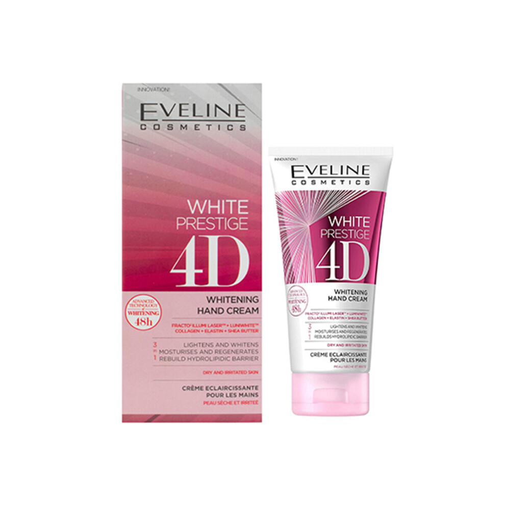 Eveline Cosmetics White Prestige 4D 3In1 Hand Cream 100Ml