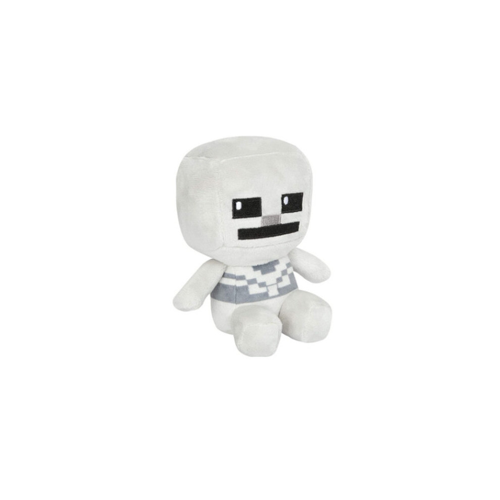 (Skeleton 20CM) Minecraft Kids Plush Toy Children's Soft Toy Pixel Dolls