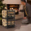 UNHO FireWood Storage Rack Double Tier Durable Log Holder 7