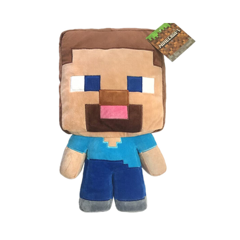 (Steve 45CM) Minecraft Kids Plush Toy Children's Soft Toy Pixel Dolls