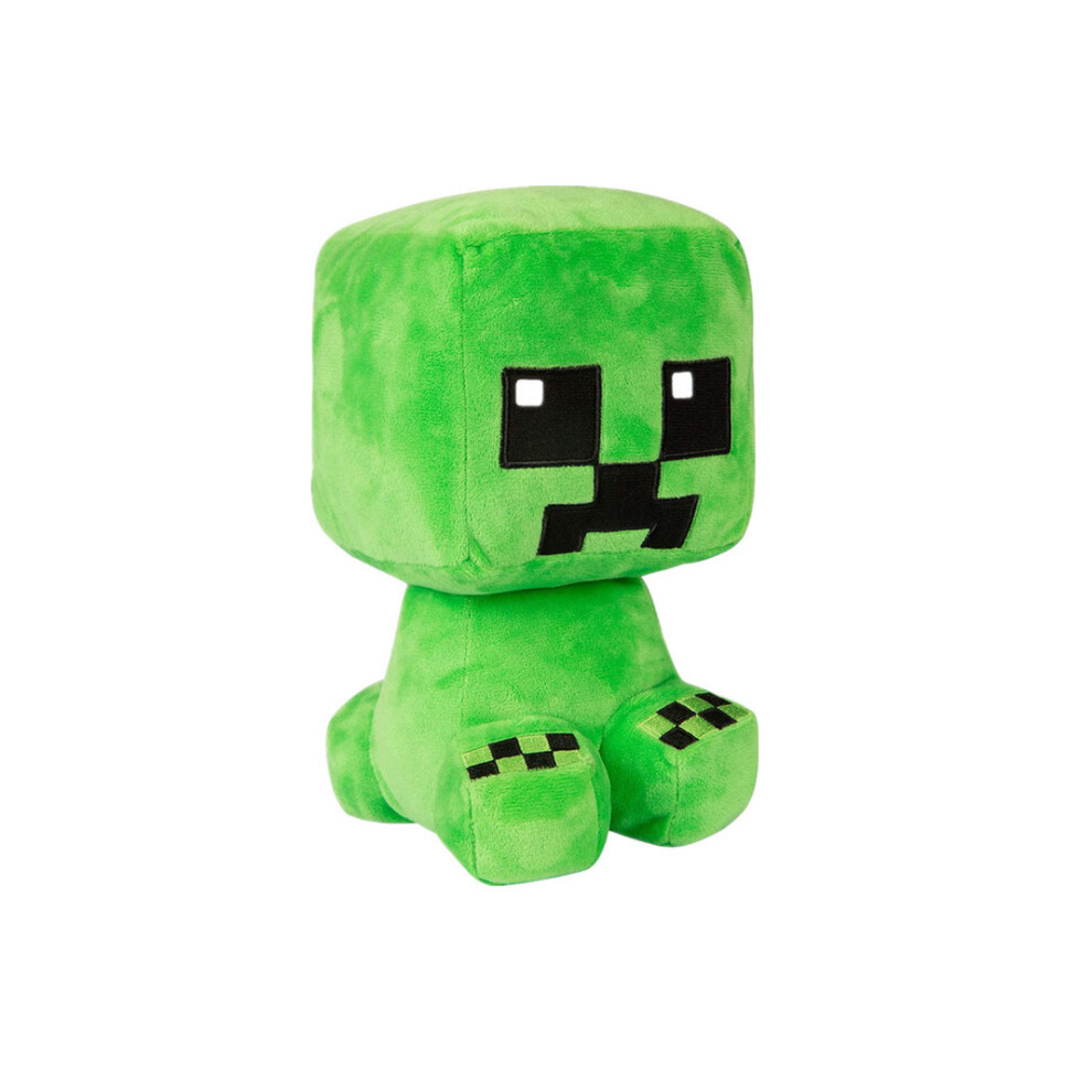 (Creepy 25CM) Minecraft Kids Plush Toy Children's Soft Toy Pixel Dolls