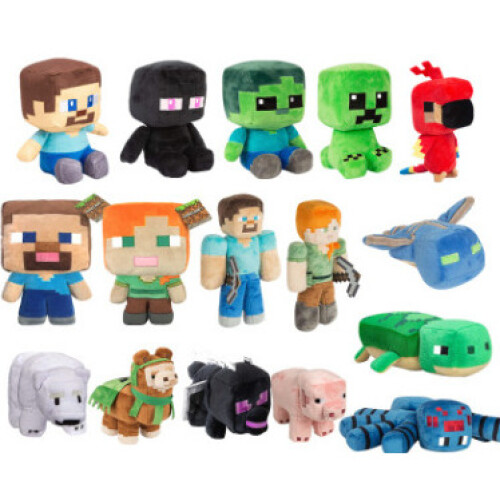 Minecraft Kids Plush Toy Children's Soft Toy Pixel Dolls on OnBuy