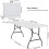 Folding Table 6ft Camping Catering Heavy Duty Folding Trestle Table Picnic Party 9
