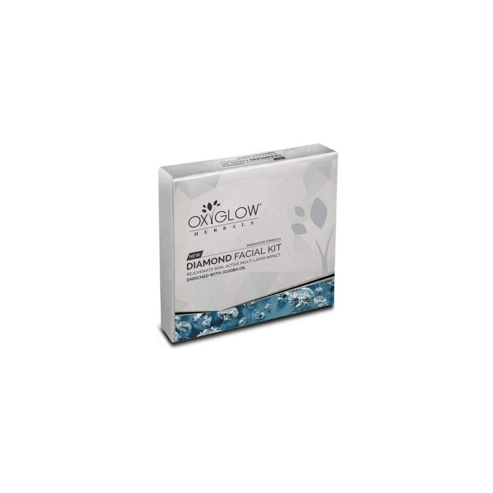 Oxyglow Herbals Diamond Facial Kit Rejuvenate Skin Active Multi Layer