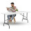 Folding Table 6ft Camping Catering Heavy Duty Folding Trestle Table Picnic Party 6