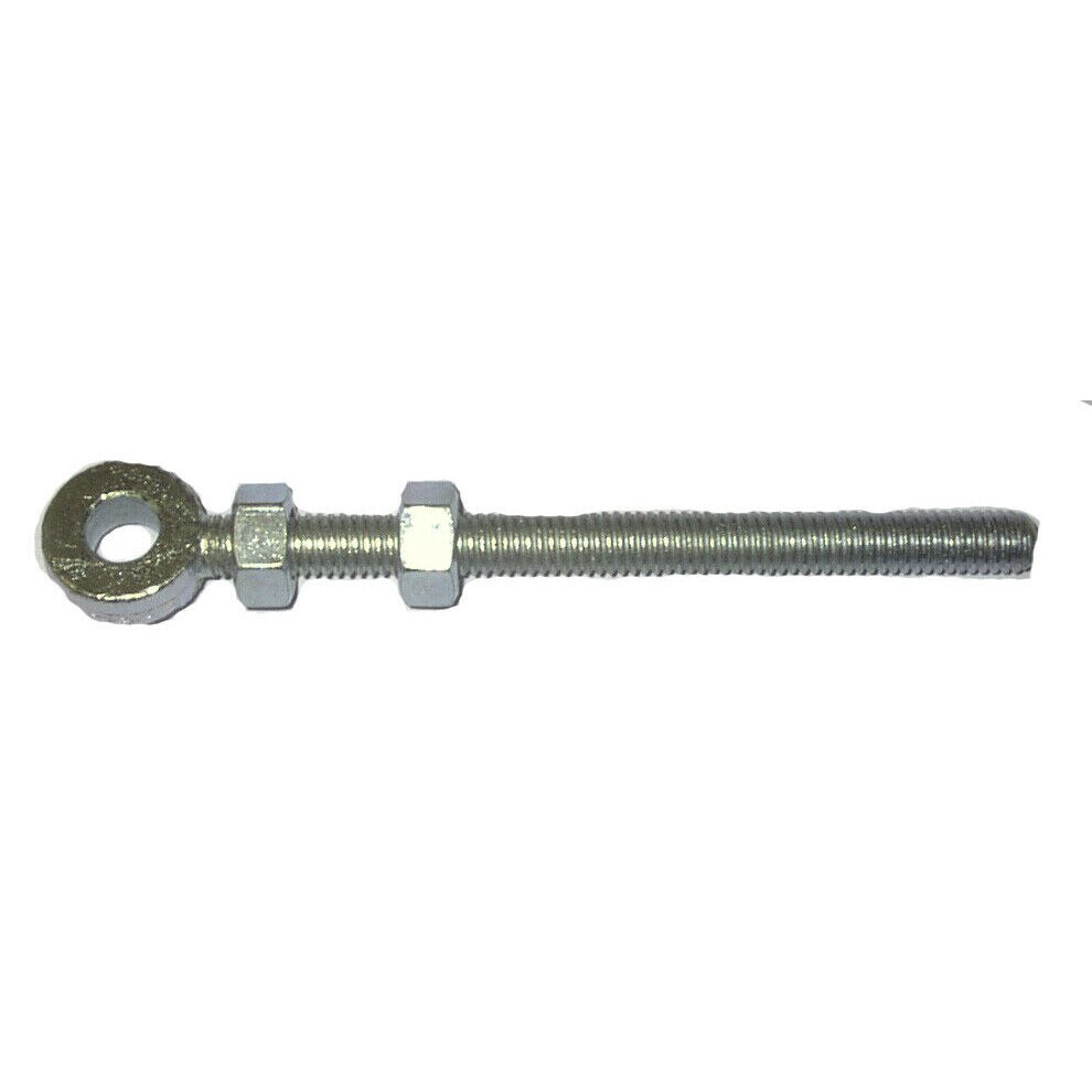 Galvanised 12Mm Hole Adjustable Gate Hinge Gate Eye 100Mm Pair 7421122766736