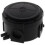 WISKA CIRCULAR COMBI 304 JUNCTION BOX - BLACK 3