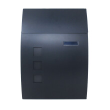 DWD Post Box Lockable Steel with Nameplate 931N