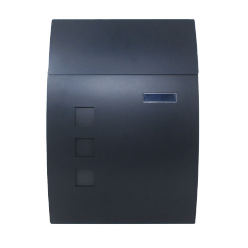 DWD Post Box Lockable Steel with Nameplate 931N