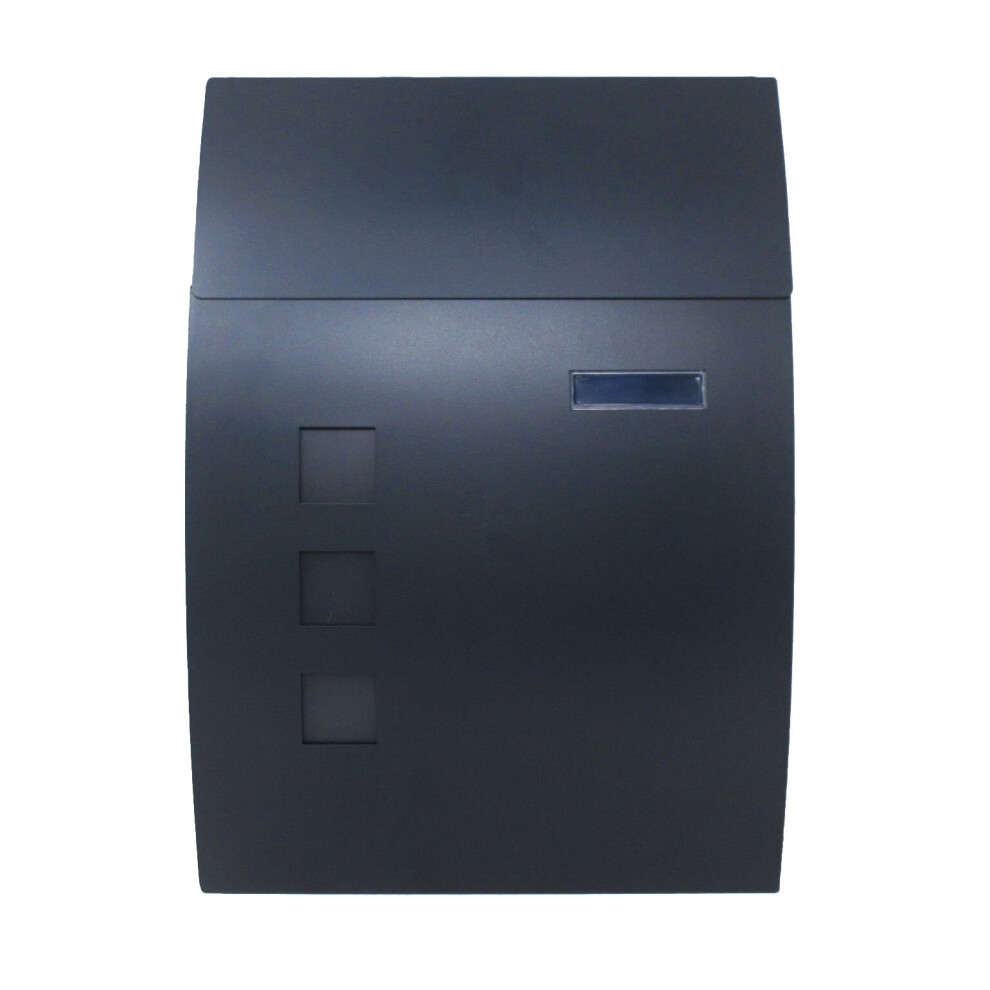 Dwd Post Box Lockable Steel With Nameplate 931N 5060472163134
